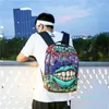 New-Roshi DayPack Hip Hop Star Schoolbag Street Fashion Print Rucksack Sport School Bag Outdoor Day Pack