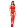 Pyjamas Slim hollow fishnet lingerie underwear see through Slip Pyjamas Halter jumpsuits Stockings underwears Women clothes will and sandy gift