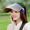 Vrouwen zomer anti-uv faceshield lege top zon vizier cap outdoor fietsen hoed veiligheidsbescherming vizier schild stoppen het vliegende spit