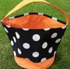 Seau imprimé Halloween, emballage cadeau, sac de collecte de bonbons pour filles et garçons, sac à main, panier de rangement pour Festival esprit 3179081