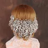 Luxury Clear Crystal Bridal Tiara Handmade Wedding Hair Jewelry Headband Accessories Headpiece Women Crowns Pageant T191031