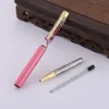 Japan Stationery Pen Christmas Gifts Flower Floating Glitter DIy Kids Dried Small Shell Whelk Crystal Ballpoint Pens