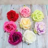 High quality large curled rose head wholesale hand DIY fake rose flower flower silk cloth for party mermaid supplies bedroom decor LX2785