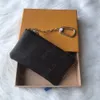 M￤n kvinnor bokst￤ver blomma nyckelp￥s zip pl￥nbok mynt purses l￤der pl￥nb￶cker nyckelring kreditkortsh￥llare kvinnor mini handv￤ska v￤skor med BO2452