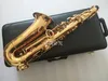 Beste Qualität Goldene Altsaxophon YAS875EX Japan Marke Alt-Saxophon E-Flat-Musik-Instrument mit Mundstück professionellen