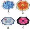 Reverse Umbrellas Windproof Reverse Layer Inverted Umbrella Inside Out Stand Windproof Umbrella Inverted Umbrellas sea GW8058899