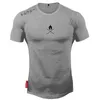 Summer New Designer mens gyms T shirt Crossfit Fitness Bodybuilding Fashion Male Short clothing Brand Five colors Tee Tops