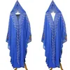 Ropa étnica Muslimas Islámicas Murciélagas Murciélagos Diamantes Diamantes Vestido de gran tamaño Kaftan Abaya Turquía Árabe de gasa Bata Bata