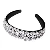 Mode Vrouwen Brede Hoofdband Luxe Strass Decor Hoofd Hoepel Haarband4729101