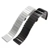 Bandas de cerâmica de 20mm 22 milímetros borboleta de aço inoxidável Clasp Watch Strap Band para Samsung Gear S3 Active2 clássico com Quick Release Pinos