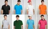 2020 Yeni Yüksek Kaliteli Timsah Polo Gömlek Erkekler Katı Pamuk Şortları Polo Yaz Günlük Polo Homme T-Shirts Erkek Polos Gömlek Poloshirt