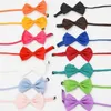 Justerbar husdjurshund Bow Tie Dog Tie Collar Flower Accessories Decoration Supplies Pure Color Bowknot Nathtie Grooming Supplies LX2938