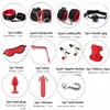 Pinces de mamelon Whip Bouth Gag Masque Anal Plug Vibrator Bondage Set Toys Erotic For Woman Men Adult Game T1911281239828