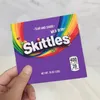 Skittles Mylar-Beutel 2020 Neueste 400 mg leere medizinische saure Regenbogen-Esswaren Süßigkeiten Gummibärchen Reißverschlussverpackung Skittles-Beutel