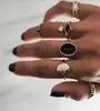 2 Bohemian Vintage Gold Silver Joint Midi Ring set for Teens Short Ring Party Gift Jewelry