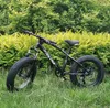 26 "스노우 모빌 4.0 큰 넓은 두꺼운 타이어 산악 자전거 흡수 더블 디스크 브레이크 통합 휠 비치로드 자전거