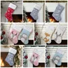 Bas de Noël Fête de Noël Décoration Sacs de bonbons pour enfants de Noël Renard mignon Chaussettes de Noël Pingouin Cadeau de fête pour enfants T9I00503