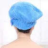 Bow Coral Fleece Quick Dry Shower Hair Caps Bowknot Magic Super Absorbant Cheveux Secs Serviette Séchage Turban Wrap Hat Spa Bathing Caps BC BH1053