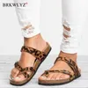 Pantoufles Fille Drop Muticolor Sandales Bout Ouvert Flip Flop Arc-En-Plateforme Femmes Casual Plage Boucle Chaussures Femme