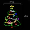 Party Decoration Xmas gift Christmas Tree Sign Holiday Lighting Home Bar Public Places Handmade Neon Light 12 V Super Bright