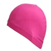 Kwaliteit Verkopen Duurzame stijlvolle sportieve stoffen Zwemmen Zwempet Badhoed Blue Wit Zwart roze 100pcs2246651