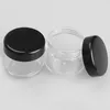 Clear Plastic Jar 10 шт Пластикового ящик для хранения 20га Nail Art Cosmetic шарик Gems бутылки случай Пот Макияж Box Путешествие бутылка