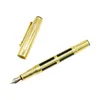 1Pcs business gold fountain pen fine office writing Ink Pens 0.5mm nib school stationery gifts supplies