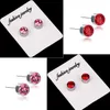 Boucles d'oreilles en diamant en acier inoxydable sans allergènes femmes mens oreille mode bijoux volonté et cadeau de sable