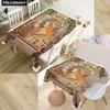 Alphonse Mucha Tablecloth Waterproof Oxford Fabric Square/Rectangular Tablecloth For Wedding Table Cloth Cover TV Covers Y200421