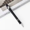 1PC Metal Multifunktion Press Ball Point Pennor Aluminium Gift Pen Pen Capacitance Handwriting Pekskärm Pen Anpassad logotyp med låda
