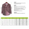 Men's Polos Mens Shirts Casual Loose Long Sleeve Down Collar Summer Tops Black Pink Striped Shirt Male Clothes