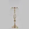 70 cm Rhinestone Candelabra Bruiloft Elegante Kaarshouder Mooie Tafel Centerpieis Vaas Stand Crystal Candlestick Bruiloft Decor EEA1906