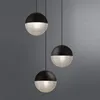 Nordic Creative Minimalist Dining Table Pendant Lights Bar Table Single-head Brass Chandelier Cafe Decoration Bedroom Pendant Lamp