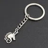 l'argento dei monili di Keychain dell'anello chiave 20pcs/lot ha placcato gli accessori chiave del pendente di fascini dell'unicorno nuovi