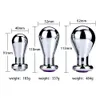 Super large size huge aluminium alloy jewel crystal anal beads butt plug ball insert sex toy men and women adult products MX200422