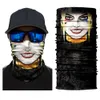 Halloween Skeleton Face Máscara Cachecol Joker Headband Balaclavas Skull Masquerade Masquerade Máscaras para Ski Motocicleta Ciclismo Pesca Ao Ar Livre Esportes FY6098