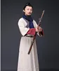 Quatre œuvres célèbres de hors-la-loi de la légende des marais Shuihu même style de héros Song Jiang ancien costume de coton et de lin masculin martial