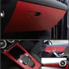 Car-styling 3D 5D Carbon Fiber Car Interior Center Console Färg Ändra gjutning Klistermärke Dekaler för Mercedes-Benz A klass 2019