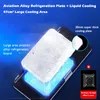 Freeshipping PUBG Phone Cooler Semiconductor + Refrigeración por agua Control de temperatura inteligente Ventilador de refrigeración Radiador móvil Coolerpad Game Pad