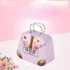 2020 Handbag Shape Iron Storage Tank Box Sealed Cans Coffee Tea Candy Tin Container with Handle