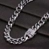 18K Gold Plated Necklace High Quality Miami Cuban Link Chain Necklace Men Punk Stainless Steel Jewelry Necklaces
