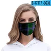 Fashion 3D Plaid Face Mask For Adult Kids Ice Silk Dustproof Mouth Mask Windproof Washable Reusable Protective Designer Mask CYZ2613