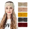 S1703 Nieuwe Herfst Winter Women's Gebreide Hoofdband Warm Haar Band Lady Knot Hoofdband