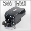 Batterie de vélo électrique 24V 15Ah avec chargeur 29.4v 3a Li-ion 24v 15ah pour vélo électrique 500W