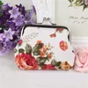 Rose fleurs sacs à main monnaie sac de sac à main coloré blanc noir grand conteneur mode portefeuille femme femme 1 6qs c2