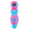 Rokende accessoires sexy vrouw vorm handpijp siliconen pijpen bubbler dab rig shisha rookolie