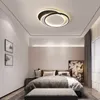 Varm sovrumslampa nordiskt modern enkel energibesparande LED -taklampa för vardagsrummet Matsal Studie Taklampor.