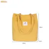 New- Fashion Pure Color Large Capacity Lightweight Portable Shoulder Bag Simple Lunch Bag Casual Shopping Tote