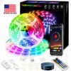 LED Strip Light DC12V 24V Bluetooth Control RGB SMD5050 30LEDs m LED Colorful Sync to Music & Timer Flexible Backlight Kit for TV Backlight