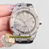 Eternity Lovers regarde JFF Super Version 15452 15400 Gypsophila Diamond Inclay Dial Cal3120 JF3120 Automatic Mens Watch Iced Out 5784495